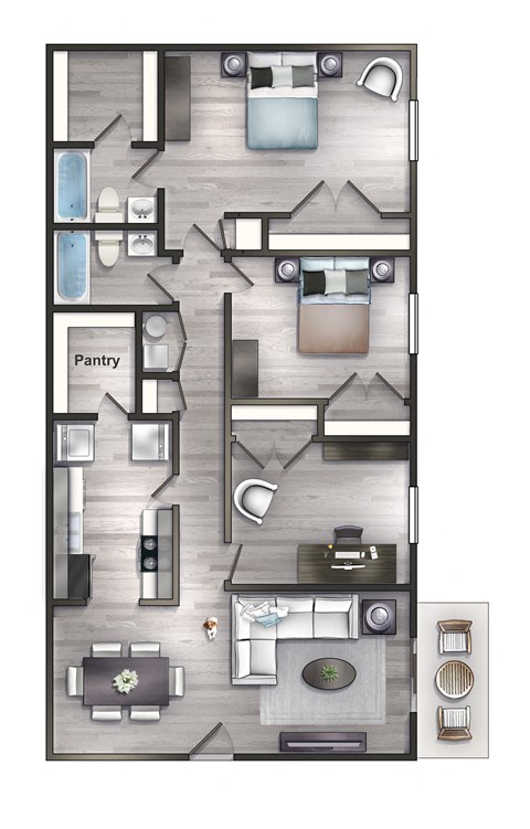 400 Riverhouse Loop 1-3 Beds Apartment for Rent - Photo Gallery 25